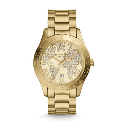 michael kors damenuhr gold layton|Layton Pavé Gold.